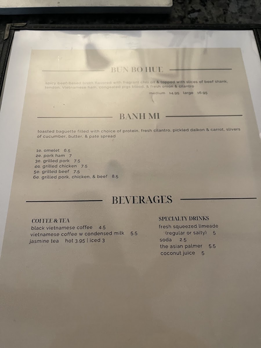 Pho Hoang Menu - Image 4