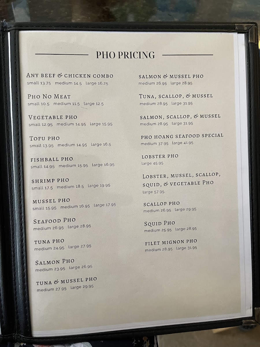 Pho Hoang Menu - Image 5